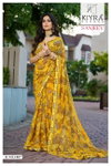 Sanjeev By Kiyra Georgette Printed Bulk Daily Wear Saree Orders In India
